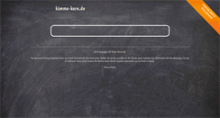 Desktop Screenshot of kimme-korn.de